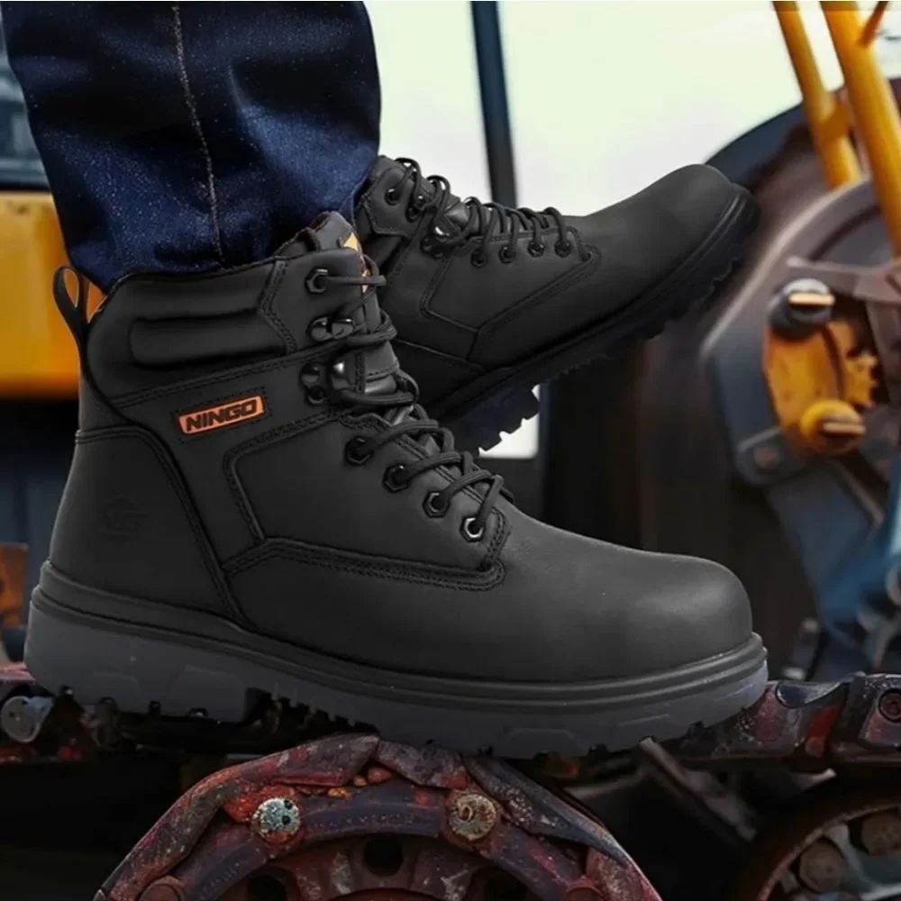 BRAND NEW BRAHMA BOOTS FOR MEN, WATERPROOF WORK  OIL & SLIP RESISTANT SH…